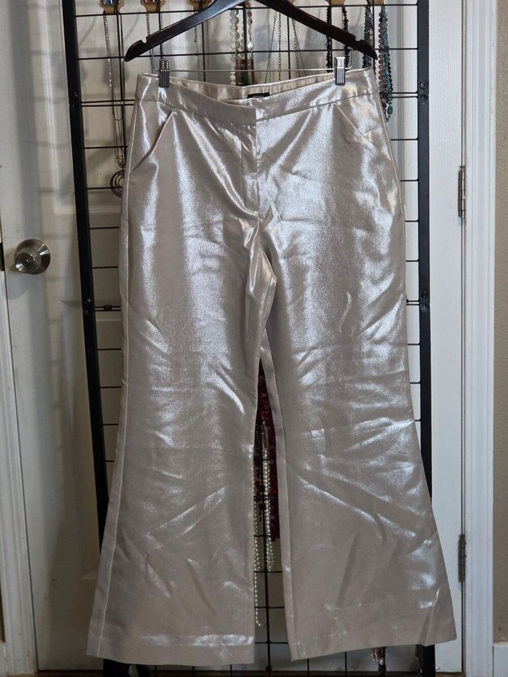 Express Editor Metallic Pants